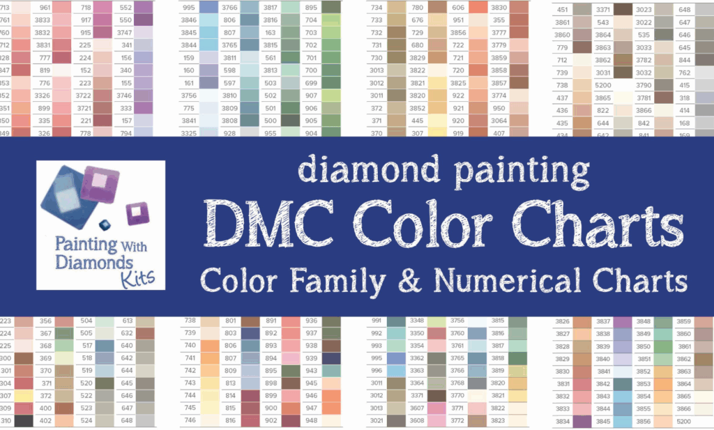 The Benefits Of Using A Free Dmc Diamond Painting Color Chart Paint 
