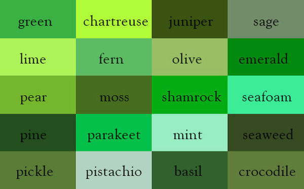 The Ultimate Color Chart You Will Never Use Because You Forgot You 