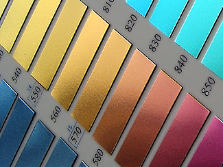Titanium Anodizing Voltage Color Chart Minga
