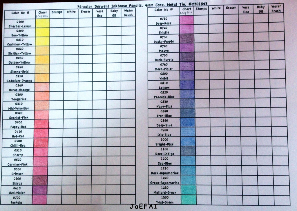 Tombow Marker Color Chart New And Improved Artofit