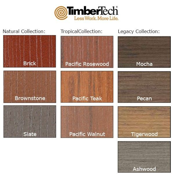 Trex Decking Color Chart