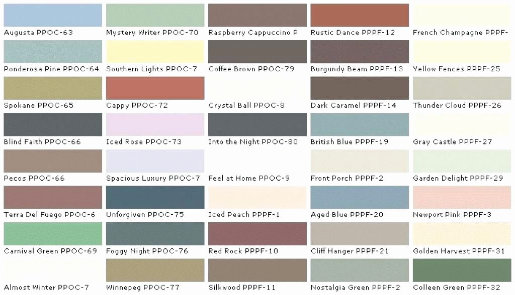 Understanding The Glidden Paint Color Chart Paint Colors