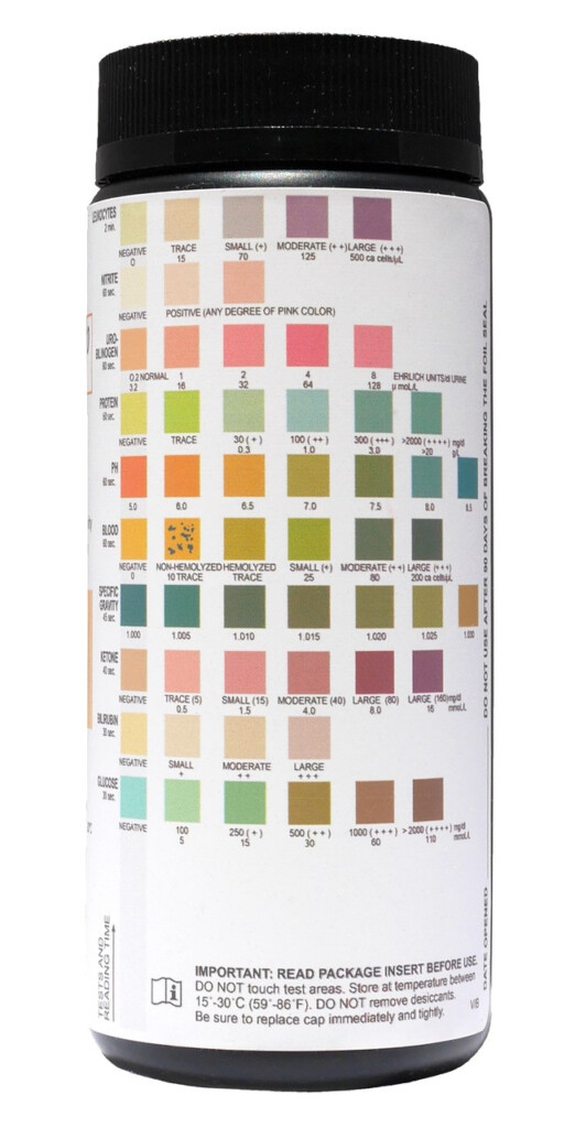 Urine Reagent Strips Chart My XXX Hot Girl