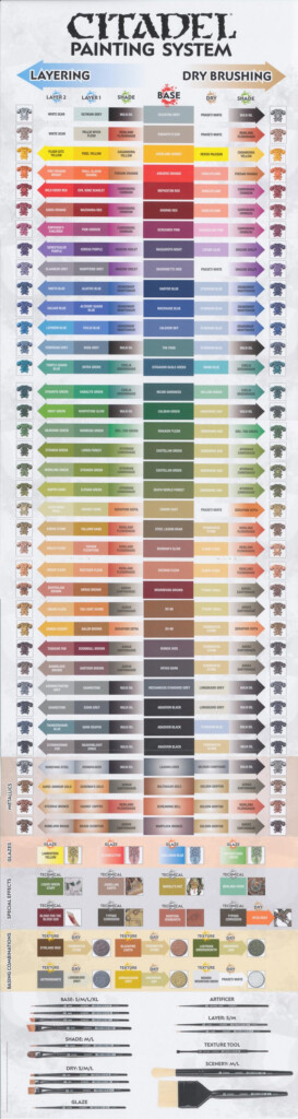 Vallejo Game Color Chart
