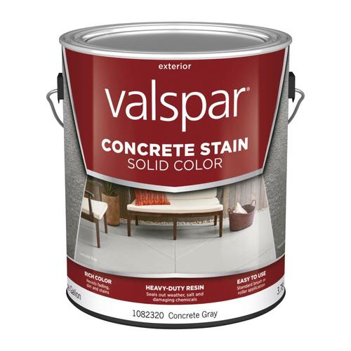 Valspar Valspar Solid Color Concrete Stain Concrete Gray Voc Actual 