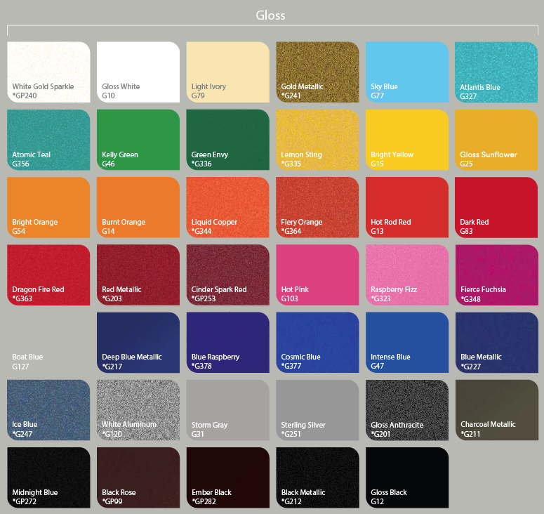 Vinyl Color Chart Vrogue co