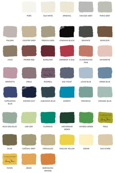 Waverly Chalk Paint Color Chart Best Picture Of Chart Anyimage Org