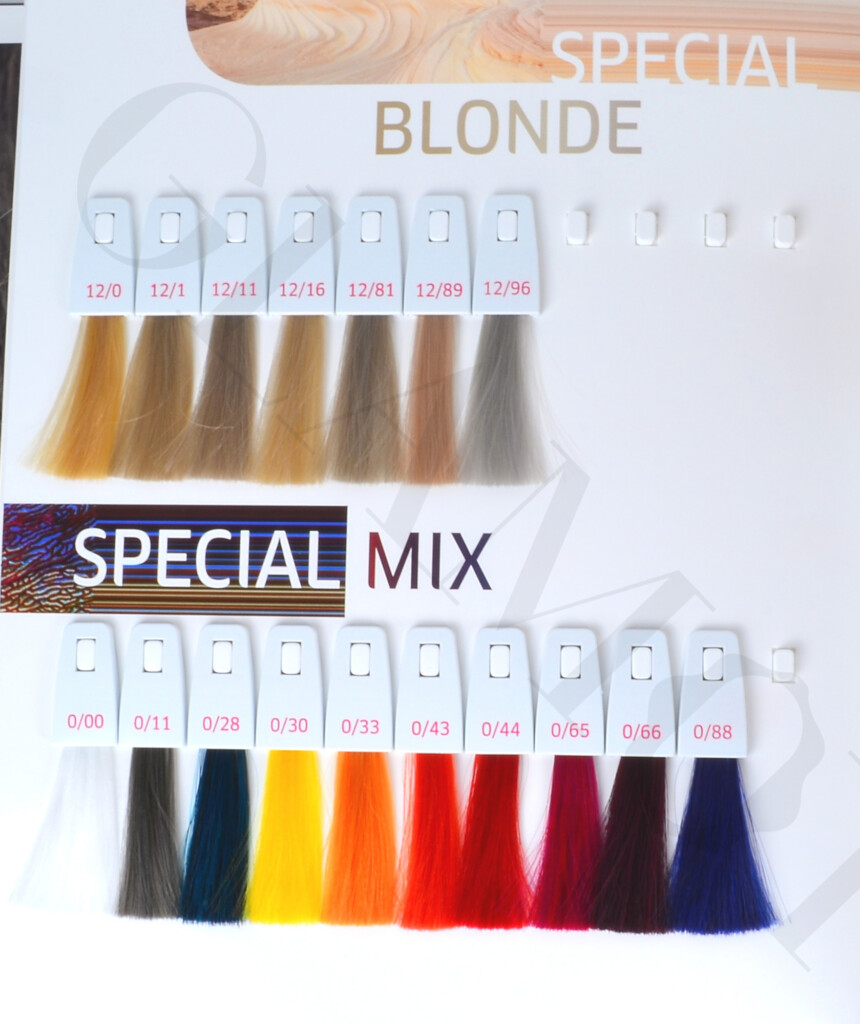Wella Koleston Hair Color Chart