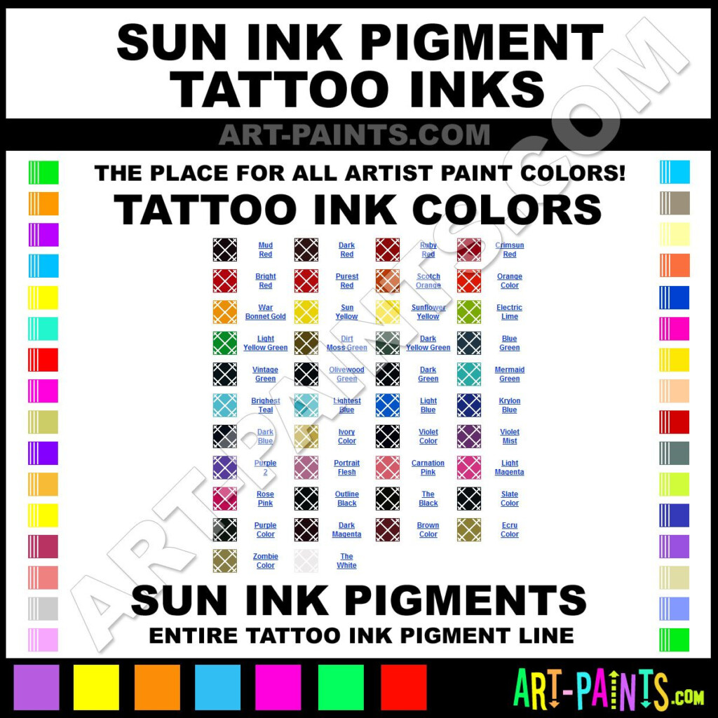 Wilflex Ink Color Chart